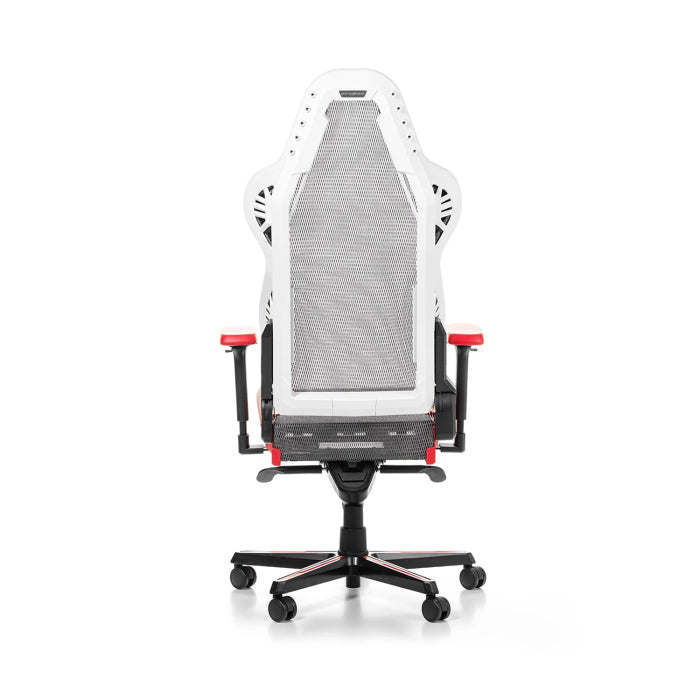 DXRacer Air Pro Mesh Modular Design Ultra-Breathable Magnetic Lumbar Support Gaming Chair - White/Red/Black