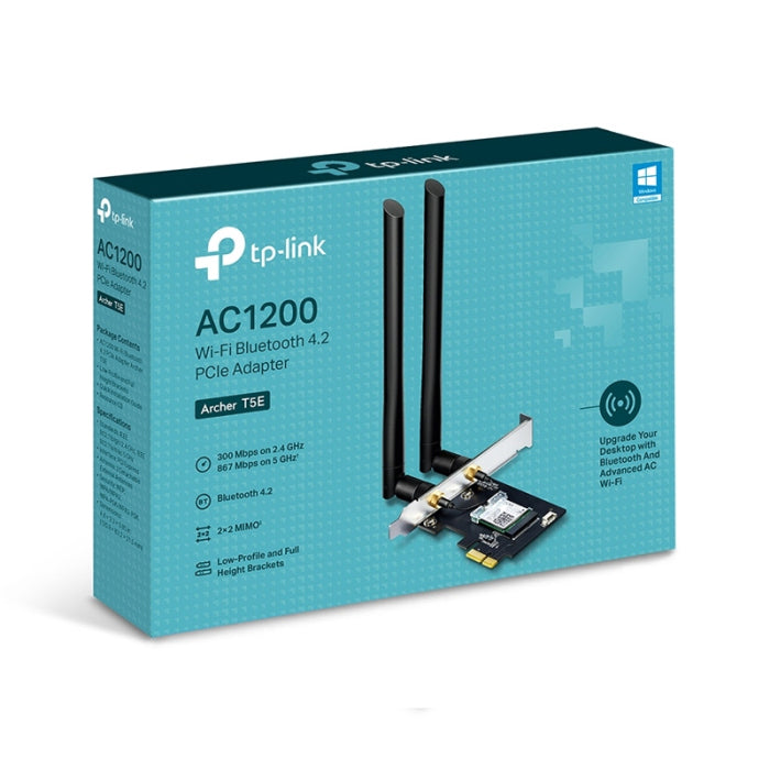 AC1200 WiFi Bluetooth 4.2 PCIe Adapter Archer T5E