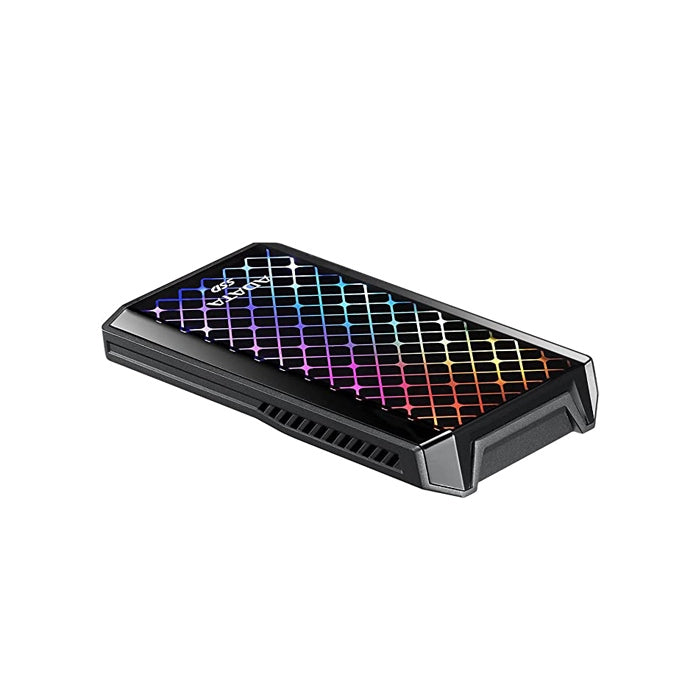 ADATA SE900G RGB 512GB USB-C 3.2/USB A Gaming & Personal External SSD For PC,Mac,PS5 & Xbox Series
