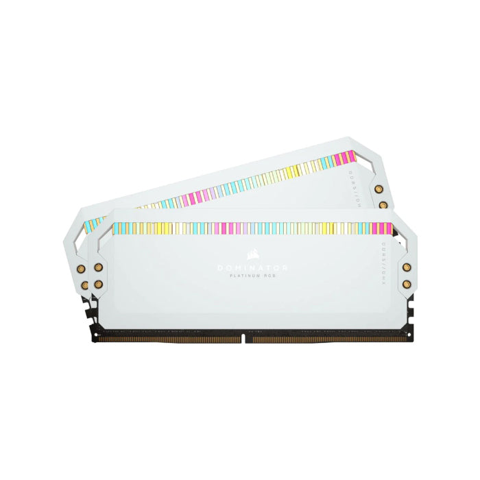 Corsair Dominator Platinum RGB 64GB (2x32GB) DDR5 5200MHz C40 Desktop Memory Kit - White
