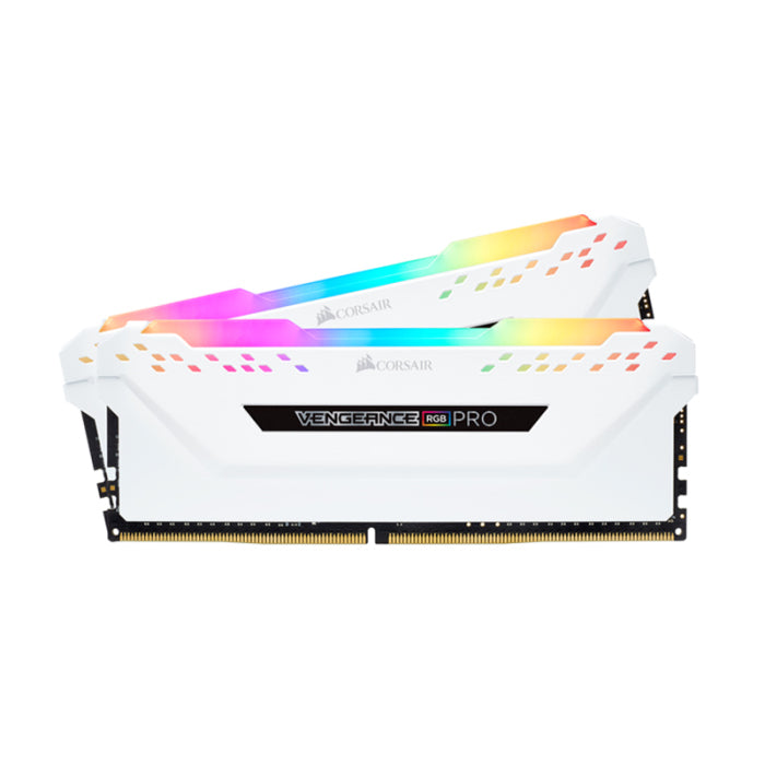 Corsair Vengeance RGB Pro 16GB (2x8GB) DDR4 3600MHz C18 Memory Kit - White