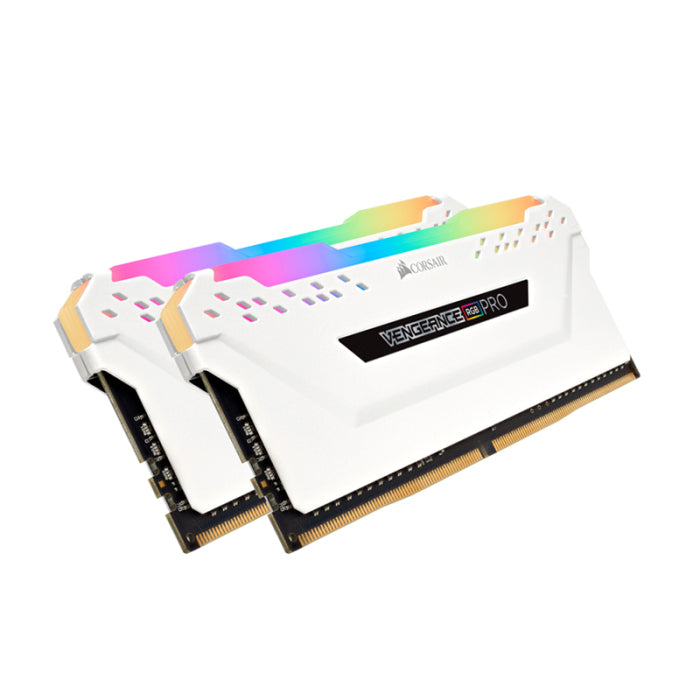 Corsair Vengeance RGB Pro 16GB (2x8GB) DDR4 3600MHz C18 Memory Kit - White