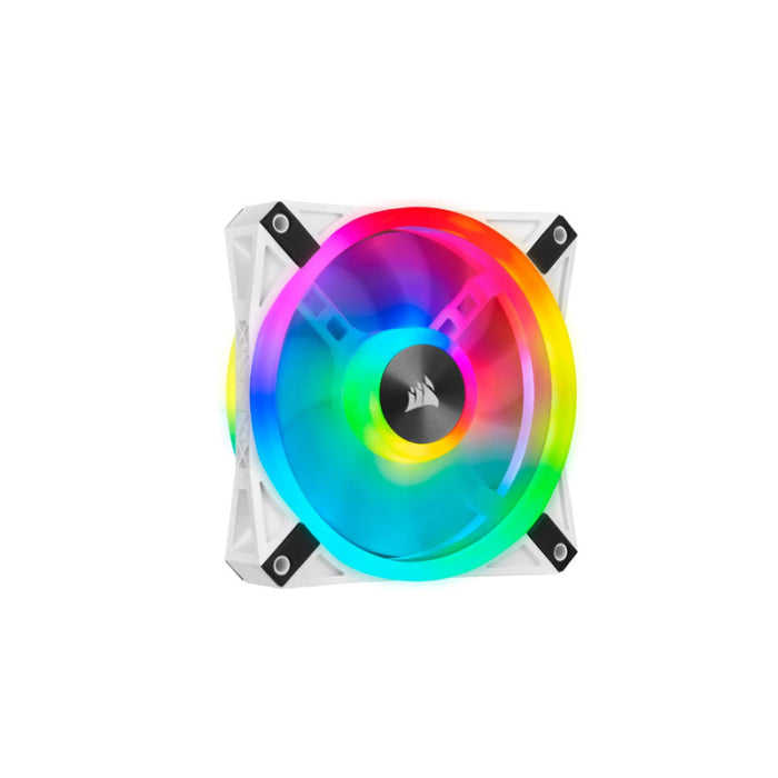 Corsair iCUE QL120 RGB 120mm PWM Single Fan Pack-White