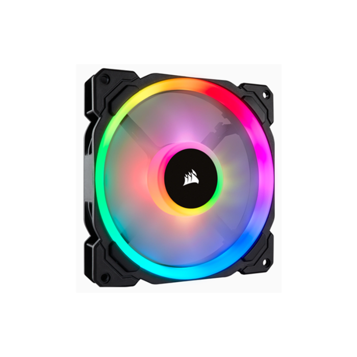 Corsair iCUE LL140 RGB 140mm with Dual Light Loop RGB LED PWM Single Fan - Black