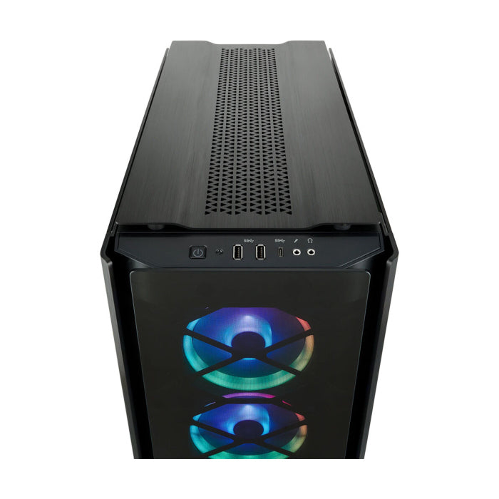 Corsair Obsidian Series 500D RGB SE Mid Tower Case Premium Tempered Glass and Aluminum LL120 Fans -Black