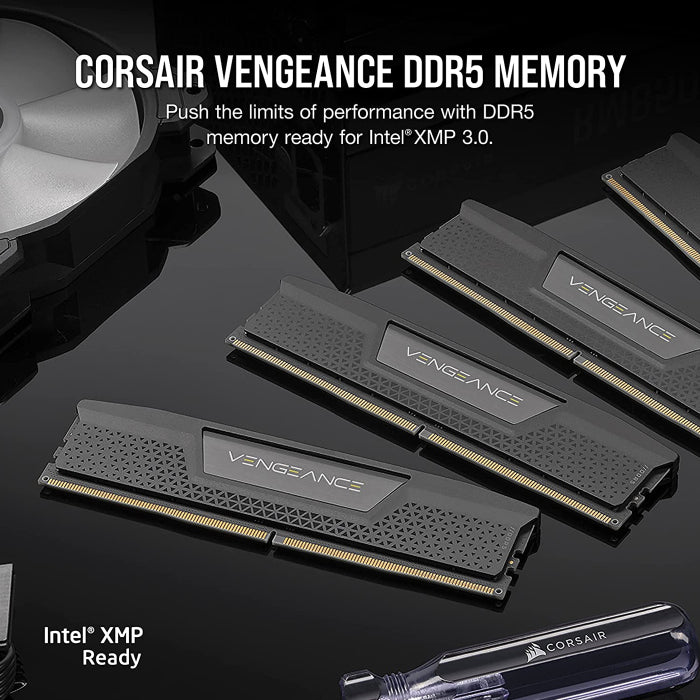 Corsair Vengeance 32GB (2x16GB) DDR5 5200MHz C40 Memory Kit - Black