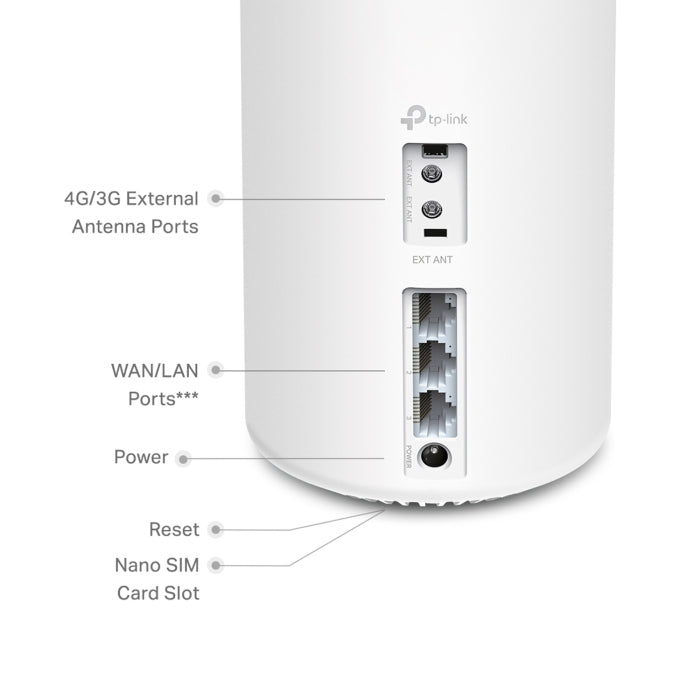 TP-Link AX1800 4G+ Whole Home Mesh Wi-Fi System (Pack of 1)