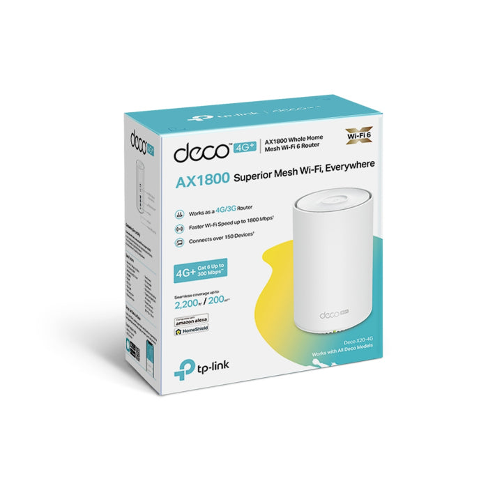 TP-Link AX1800 4G+ Whole Home Mesh Wi-Fi System (Pack of 1)