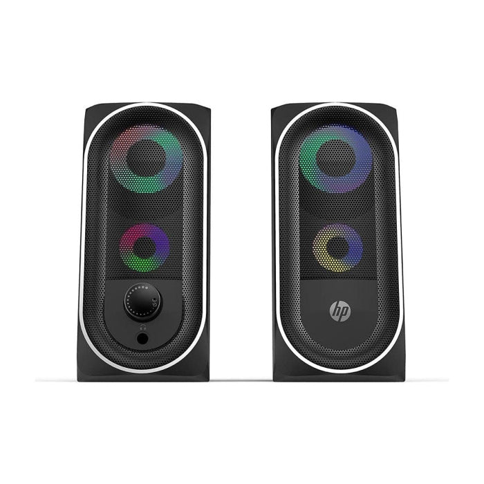 HP DHE-6001 Wired Multimedia Speaker With LED Lighting