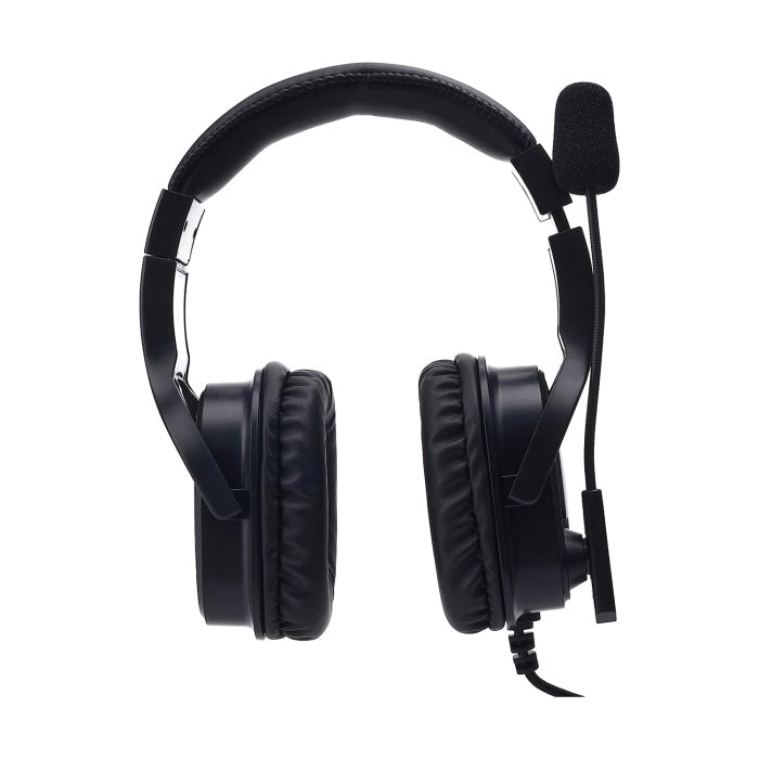 HP DHE-8004 Stereo Surround Sound Wired Gaming Headset With Flexible Microphone - Black