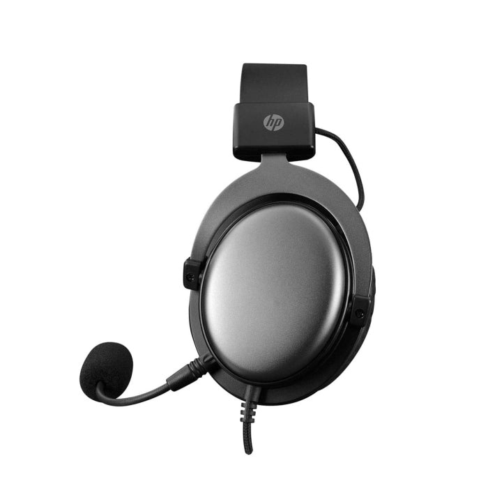 HP DHE-8005 Stereo Wired Gaming Headset with Detachable Microphone - Black
