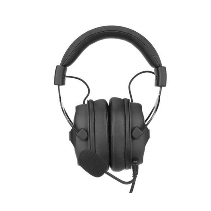 HP DHE-8006 Surround Sound Wired Gaming Headset With LED Lighting Microphone - Black