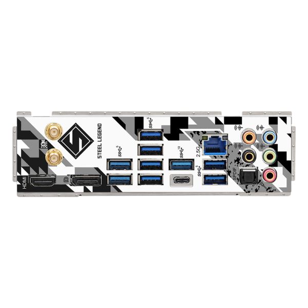 ASRock Z790 Steel Legend WiFi LGA 1700 Intel Z790 SATA 6Gb/s DDR5 ATX Intel Motherboard