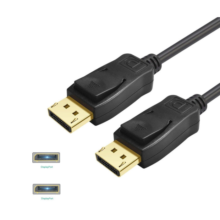 Kuwes DisplayPort 1.2V Male to Male 4K Cable 1M