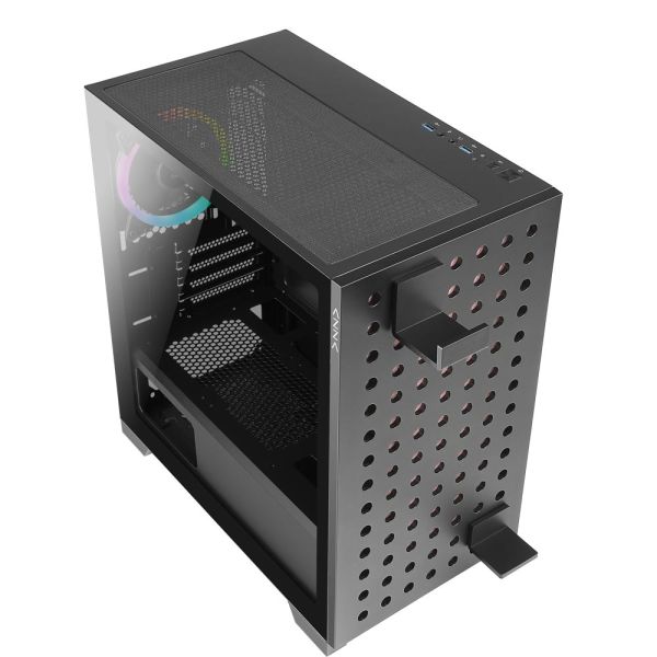 AZZA ELISE - Micro-ATX PC Case - Black