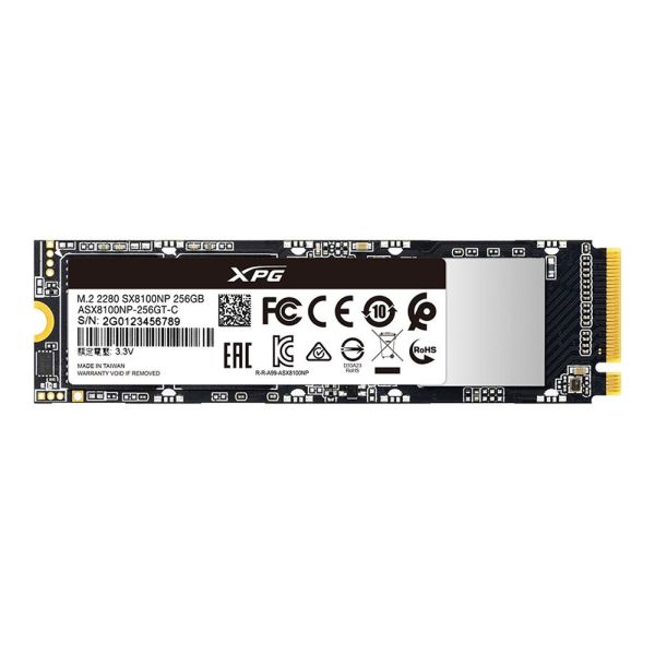 XPG SX8100 256GB SSD Internal Solid State Drive - Black