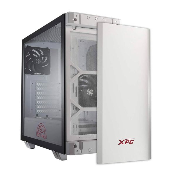 XPG INVADER Mid-Tower Gaming Chassis PC Case - White