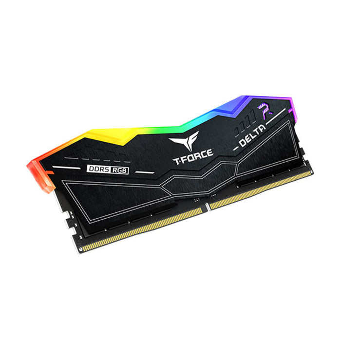 TeamGroup T-Force DELTA RGB 32GB (2x16GB) DDR5 6000MHz CL38 Memory Kit - Black