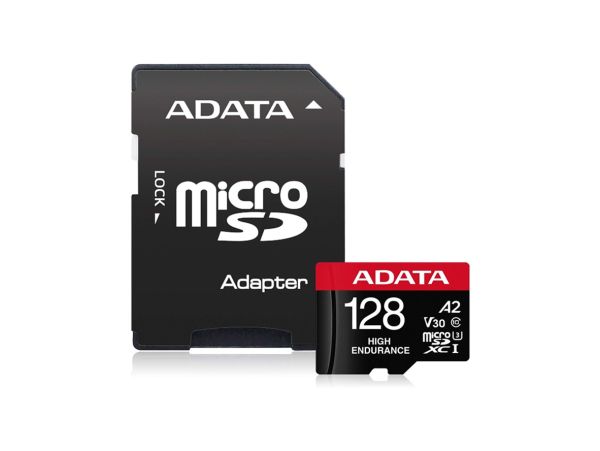 ADATA High Endurance MicroSDXC/SDHC UHS-I And V30 Card - 128GB