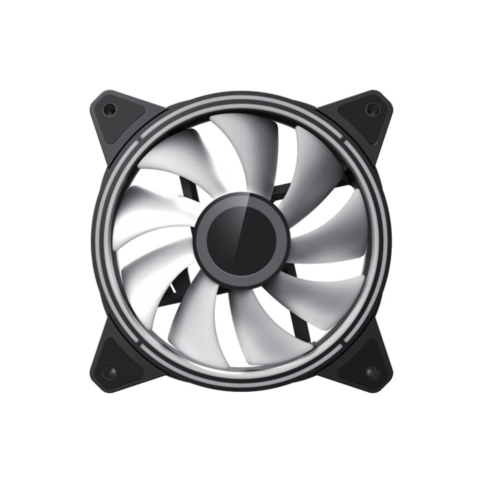 GameMax FN-12 Rainbow-Q-Infinity 120mm ARGB Cooling Fan - Black