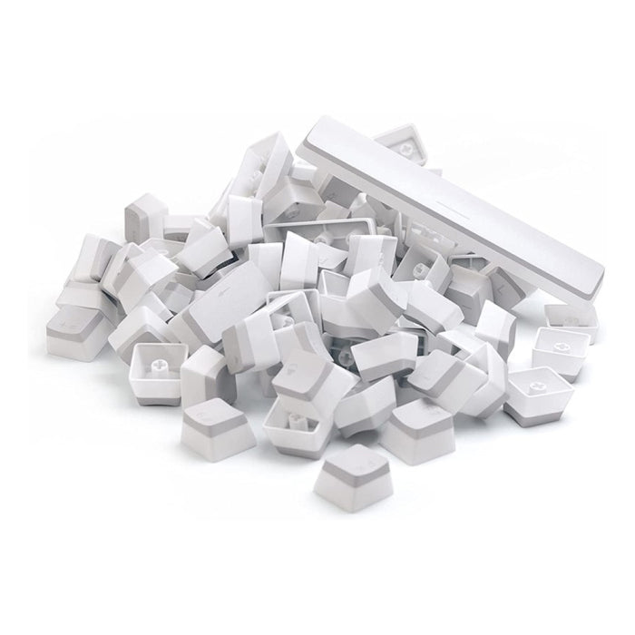 Glorious Aura Mechanical Keycaps Full 104 key Set - White