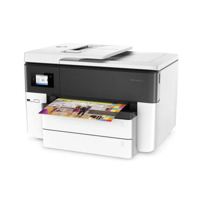 HP OfficeJet Printer Pro 7740 A4 Printer, Flatbed Scanner, Copier & Fax & Duplex Printing with WiFi