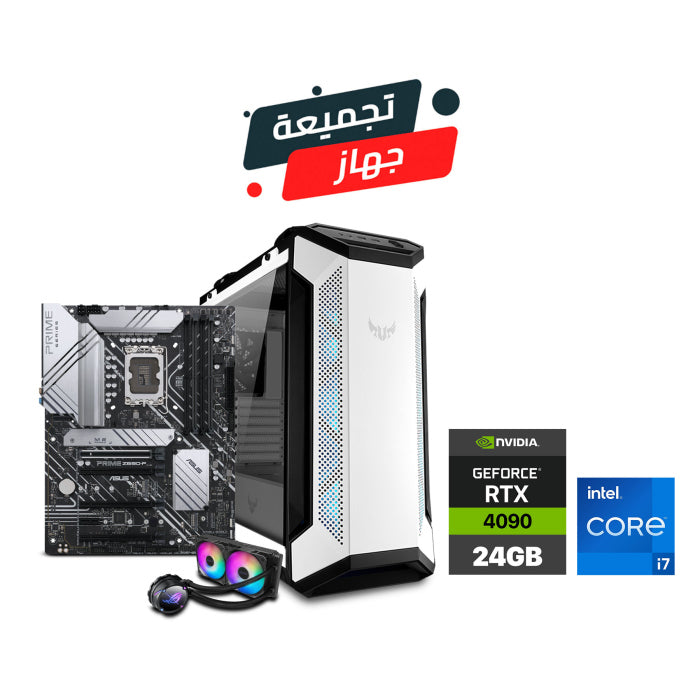 Gaming PC i7-12700K Processor, ASUS Prime Z690-D5, 32GB RAM DDR5, 1TB SSD NVME+1TB HDD,RTX 4090 24GB VGA, L240 Liquid Cooler, 1000 Watt GOLD PSU, Win 10 Pro