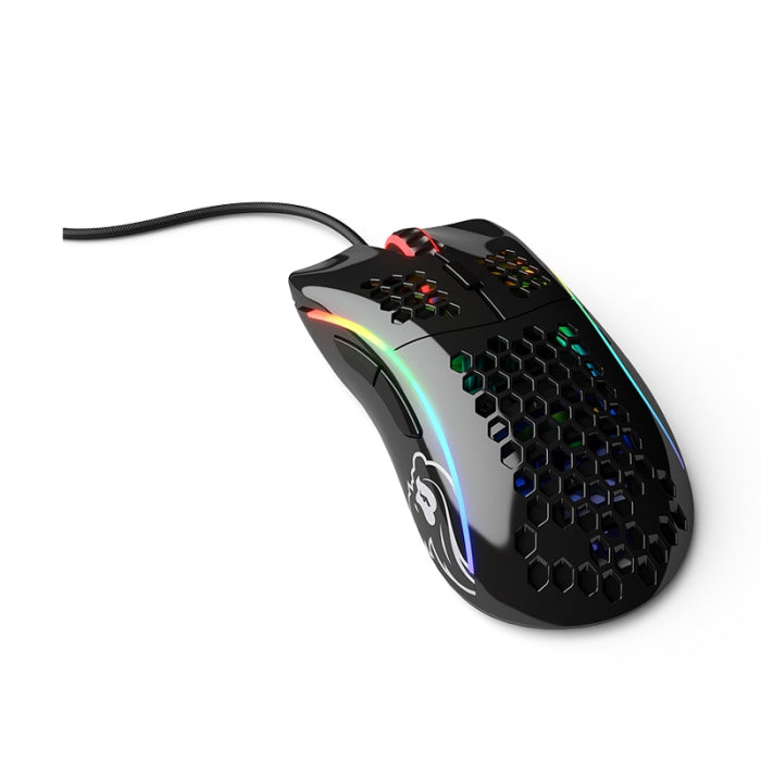 Glorious Model O Minus 12,000 DPI Wired Gaming Mouse (59g) - Glossy Black