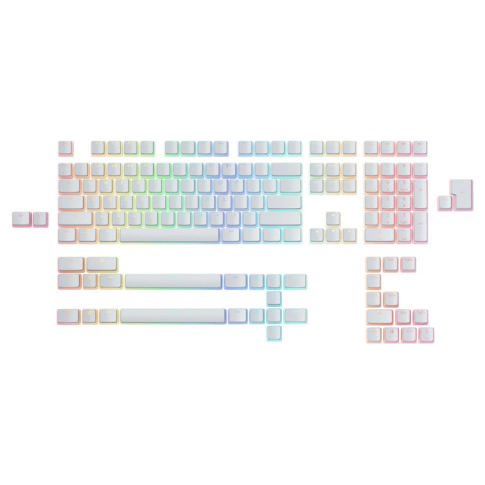 Glorious Aura Machanical Keycaps (Full 145-Key Set) - Aura White
