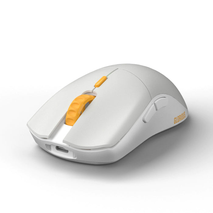 Glorious Forge Series One PRO Genos Wireless Gaming Mouse (49g) Gray/Gold