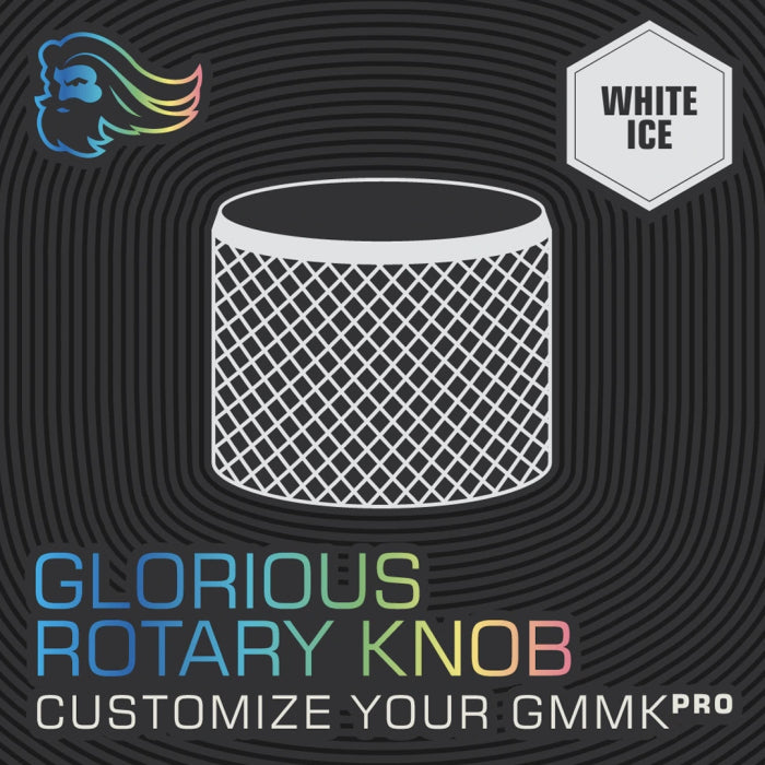 Glorious GMMK PRO Rotary Knob - White Ice