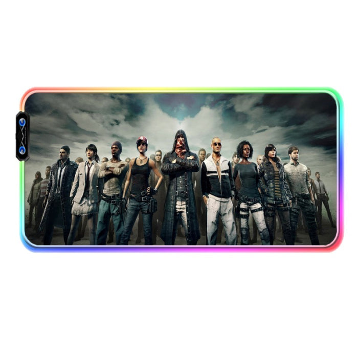 GAMEON LED Luminous Gaming Mousepad With RGB Lighting (900x400x3mm) - PUBG Edition