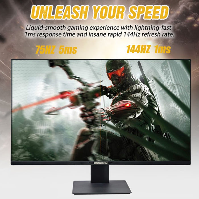 Gameon GO32UHD 32" IPS Panel 144Hz 1ms UHD Flat Gaming Monitor