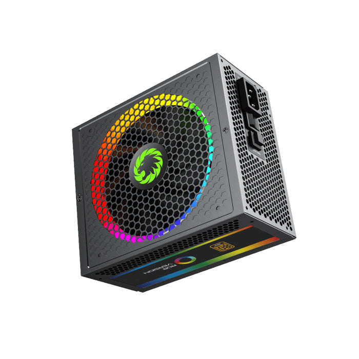 GameMax GX PRO Rampage 80PLUS GLOD Platinum Fully Modular 1050W ATX RGB Power Supply - Black