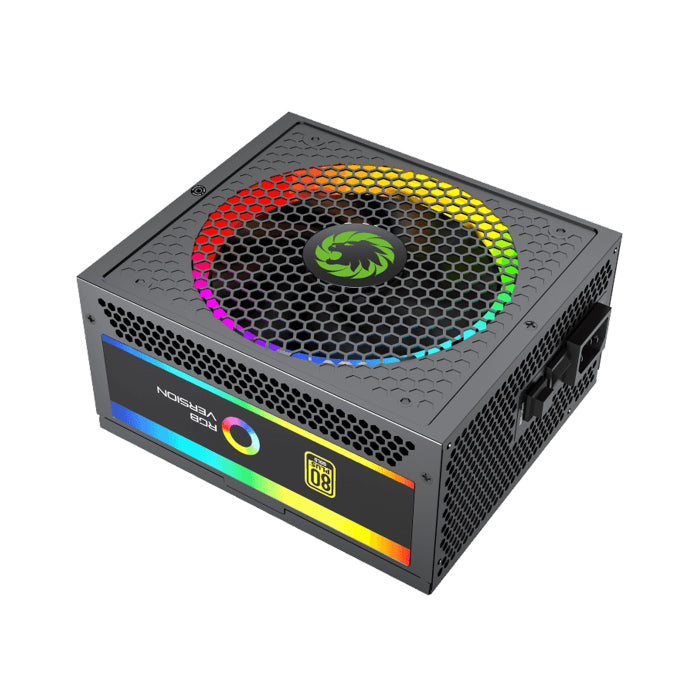 GameMax GX PRO Rampage 80PLUS GLOD Platinum Fully Modular 1050W ATX RGB Power Supply - Black
