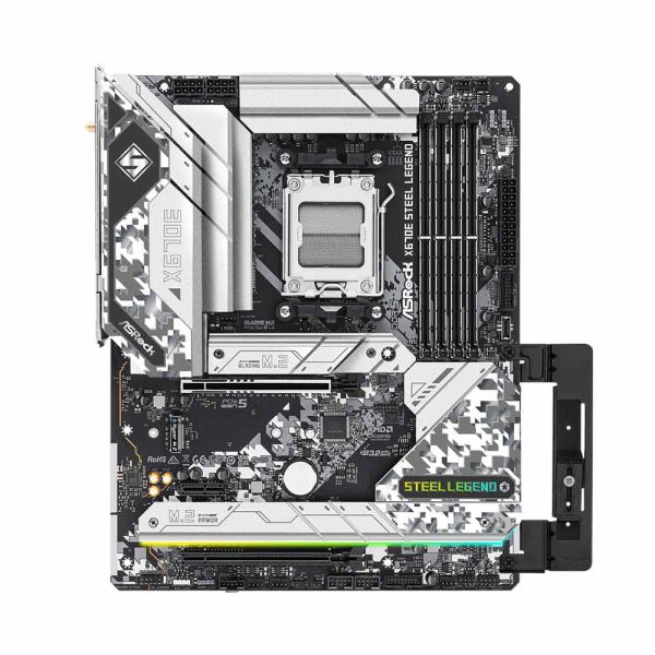 ASRock X670E Steel Legend - Support AMD AM5 RYZEN 7000 Series Processors - Motherboard