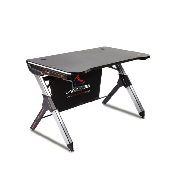 E-Win LED RGB Carbon Fiber Texture Gaming Desk