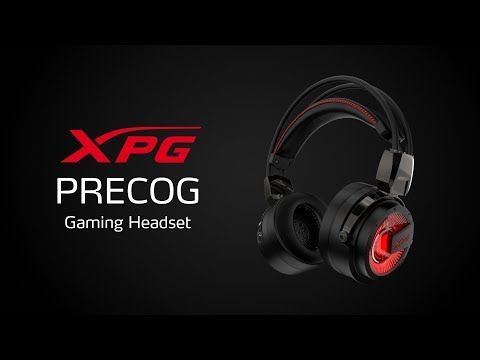 XPG Precog Gaming Wired Headset - Black & Red
