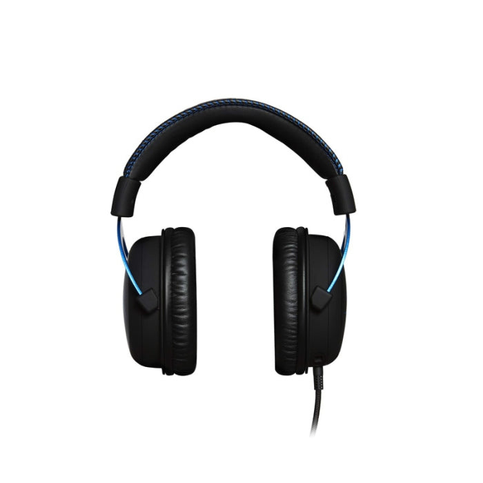 HyperX Cloud Wired Gaming Headset - For PC, PS 5 & PS4 with Noise Cancelling Mic Black/Blue