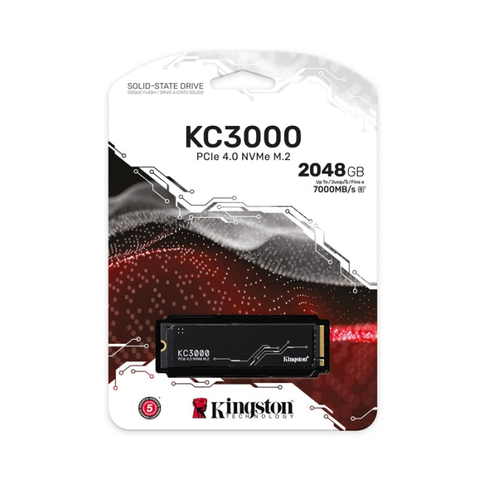 Kingston KC3000 2TB NVMe M.2 SSD R/W 7,000/7,000MB/s