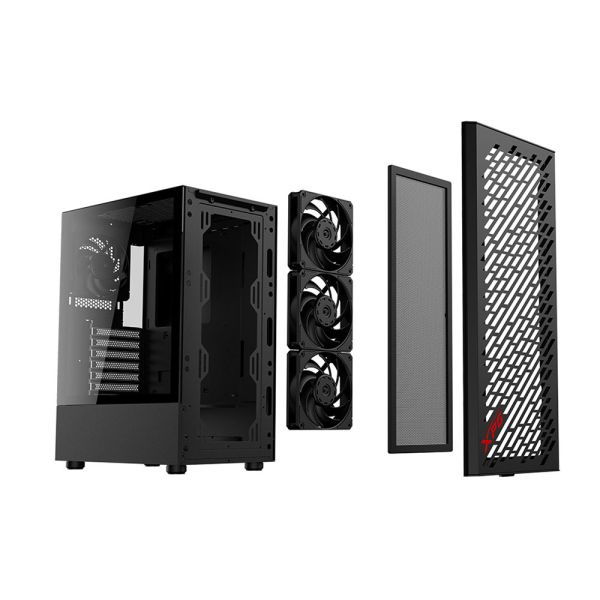 XPG VALOR AIR Mid Tower Chassis PC Case - Black