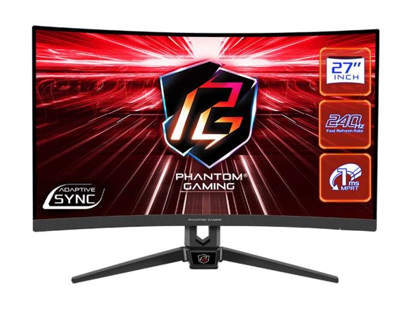 ASRock Phantom - PG27F15RS1A - 27 Inch - FHD - 240Hz - Curved Gaming Monitor