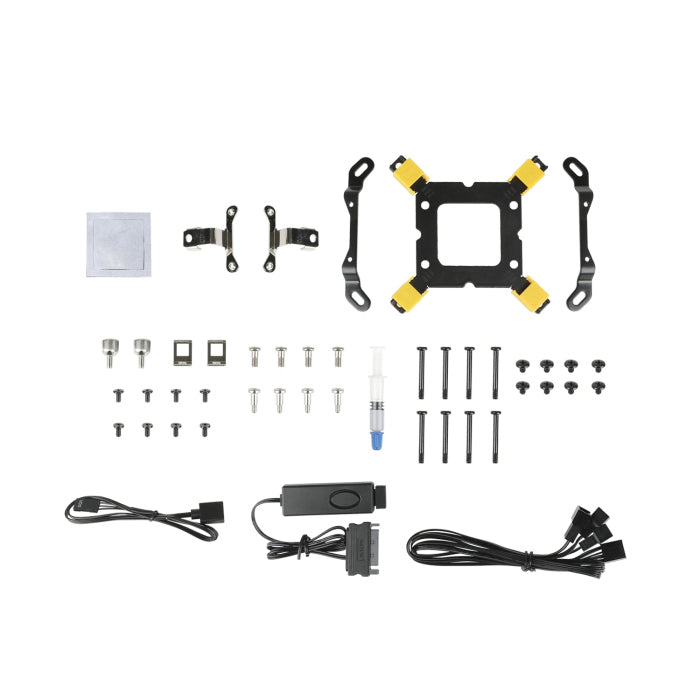 AZZA Galeforce 240mm ARGB CPU Liquid Cooler - Black