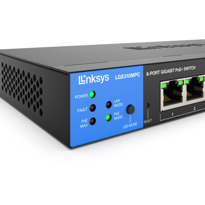 Linksys 8 Port Gigabit POE Switch