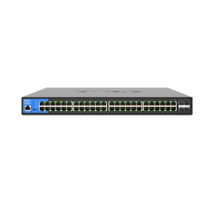 Linksys 48 Gigabit Port Managed Switch POE Cloud