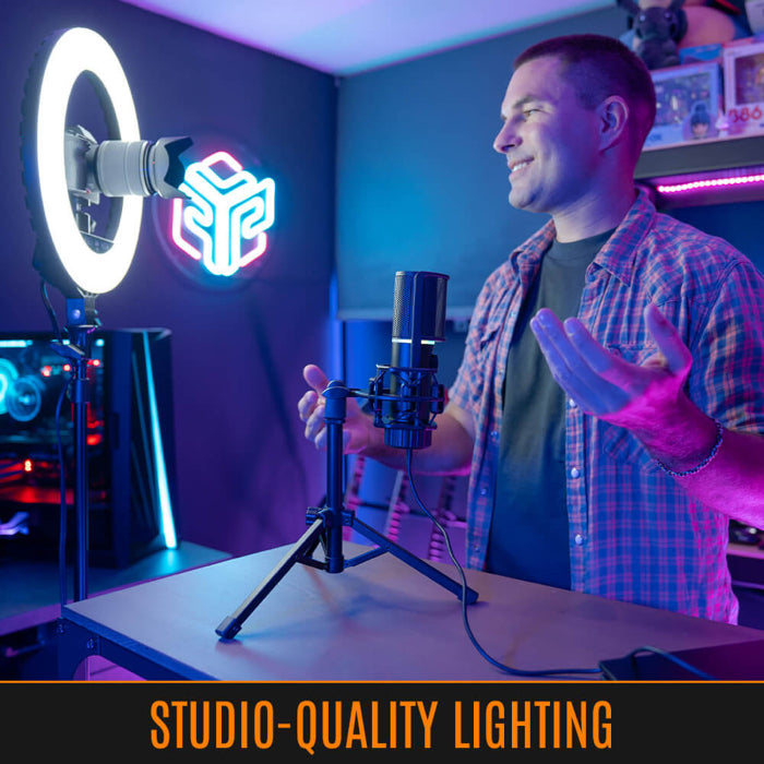 Streamplify Light 14 Ring Light 14"/36cm with 2 in 1 Selfie Stick Tripod For Streaming Vlogging Photography Video Recording