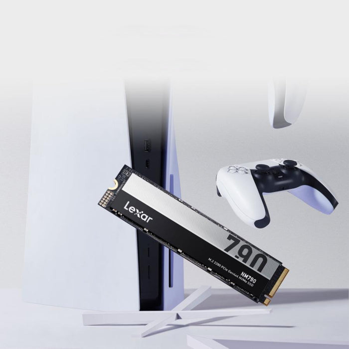 LEXAR NM790 1TB SSD,M.2 2280 PCIe Gen4x4 NVMe Internal SSD Up to 7400MB/S, Compatible with PlayStation®5