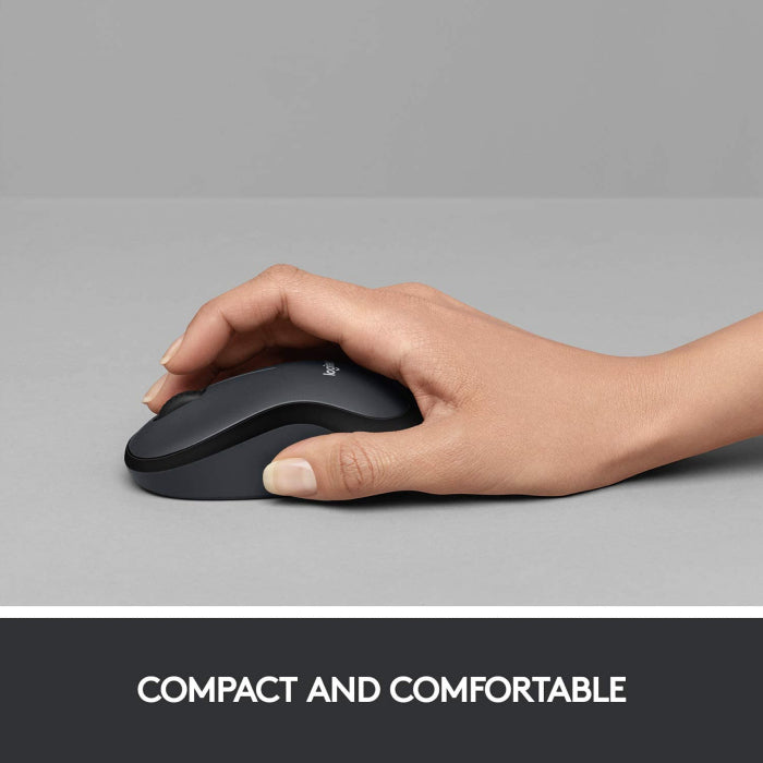 Logitech M220 Silent Wireless Mouse - Black