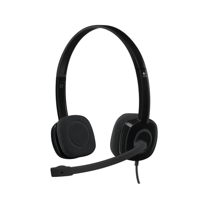 Logitech H151 Wired Stereo Headset - Black