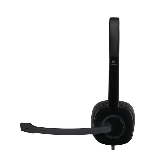 Logitech H151 Wired Stereo Headset - Black